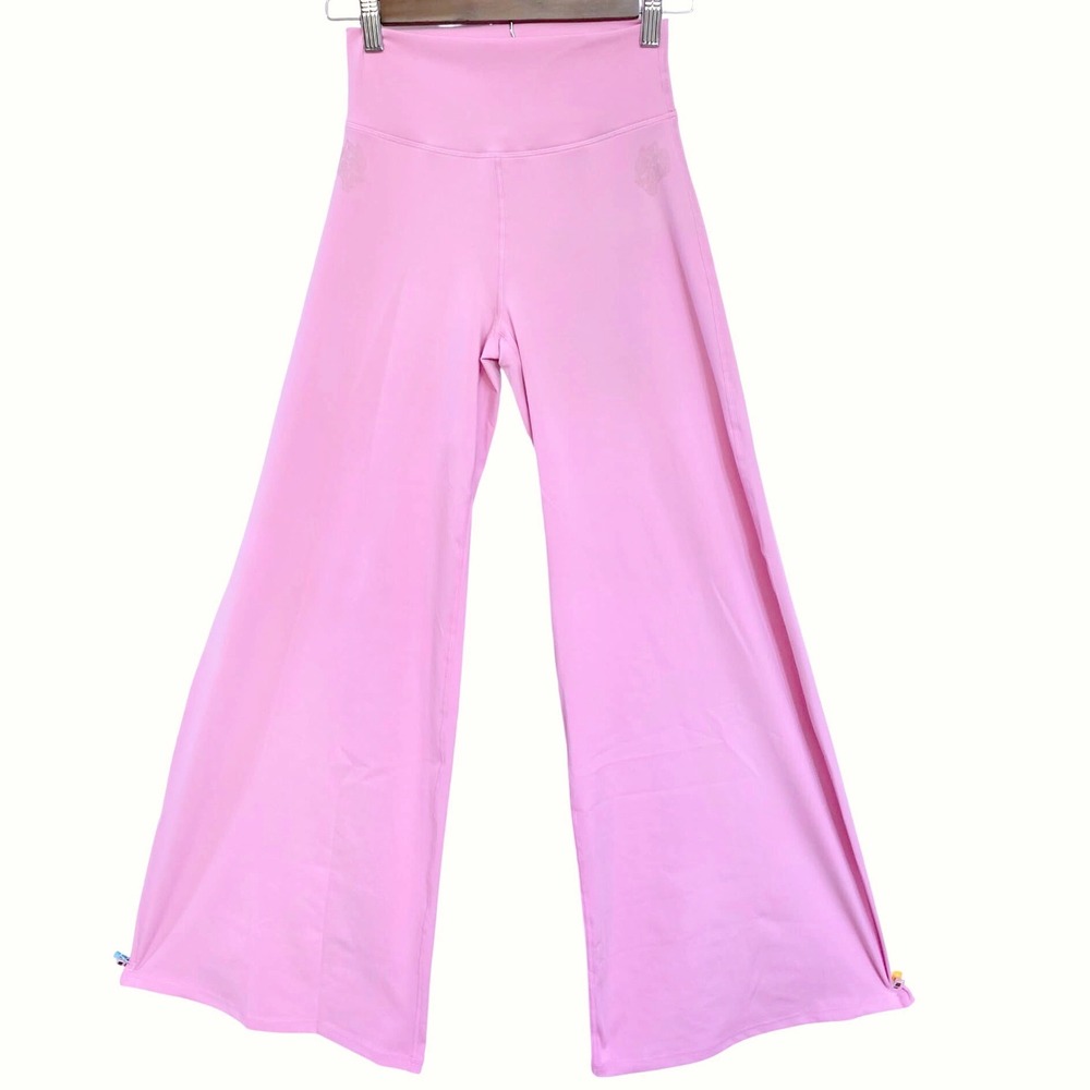 Darc Sport Dual Wolf Forever Wide Leg Energy Pant Pink Pearl Small DSPP023-1905